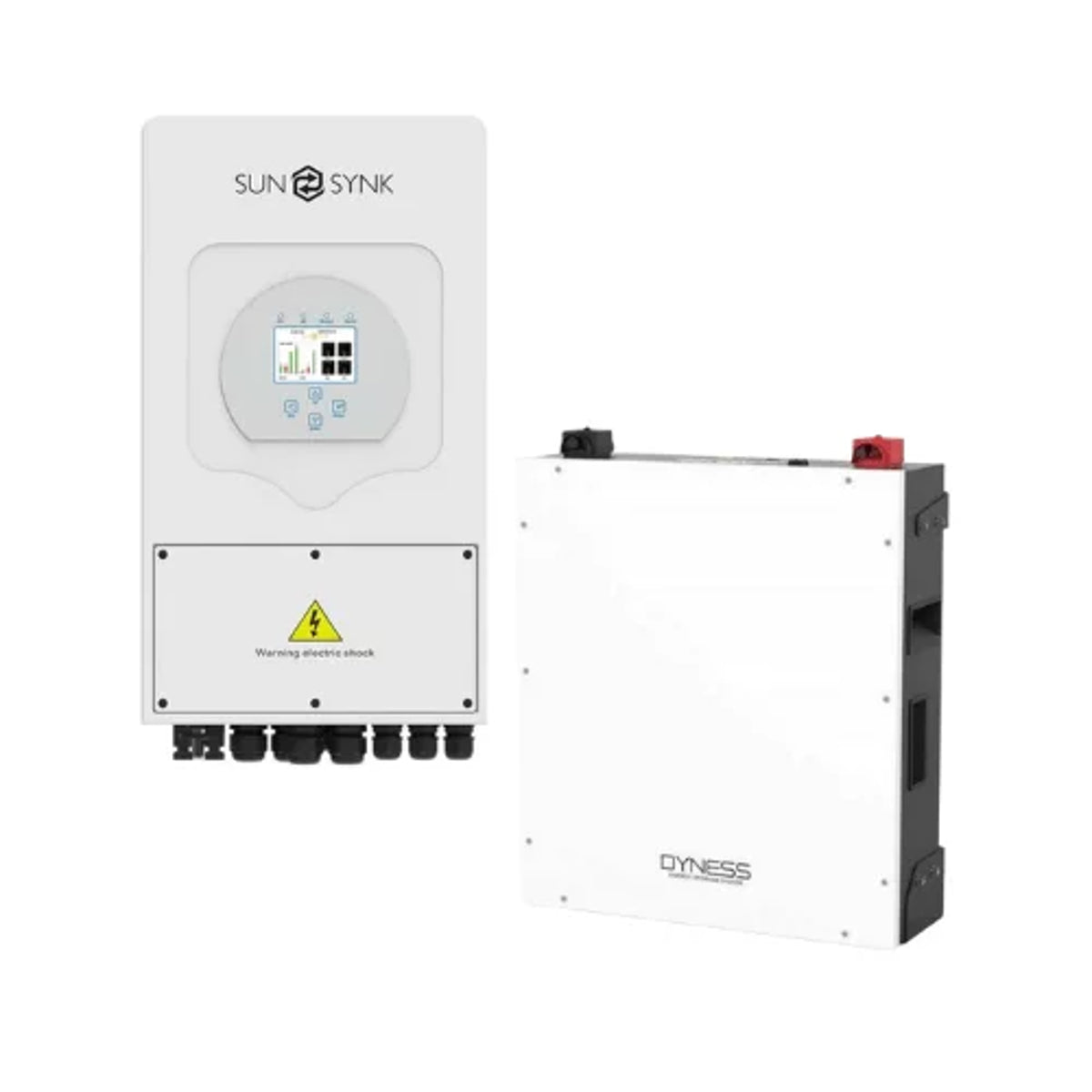 5.5KVA Sunsynk Hybrid Inverter MPPT + 1x Dyness 5.12kWh Lithium Battery Combo