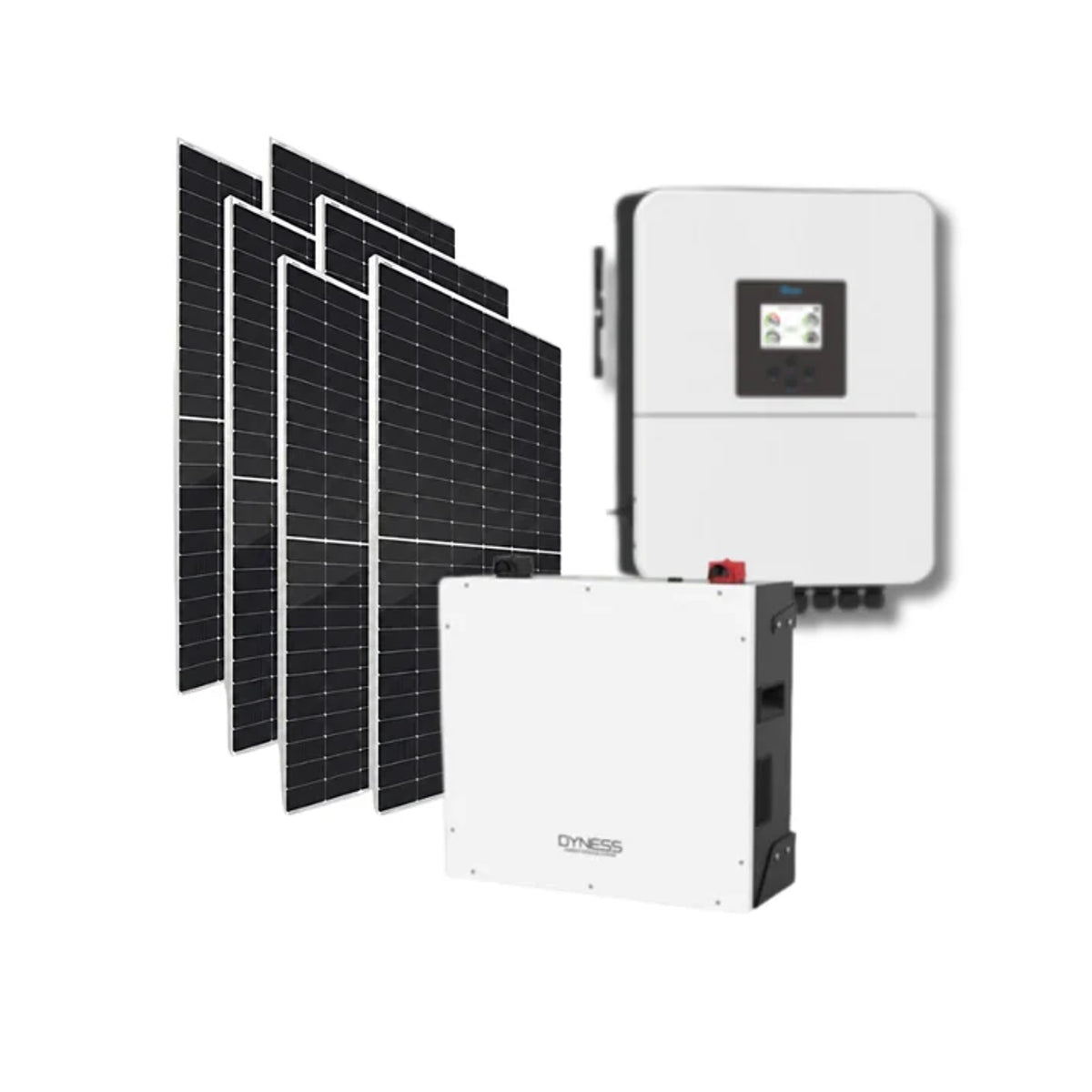 Deye 5KVA MPPT Hybrid Inverter + WIFI + Battery + 6x460W Solar Panels Off Grid Combo