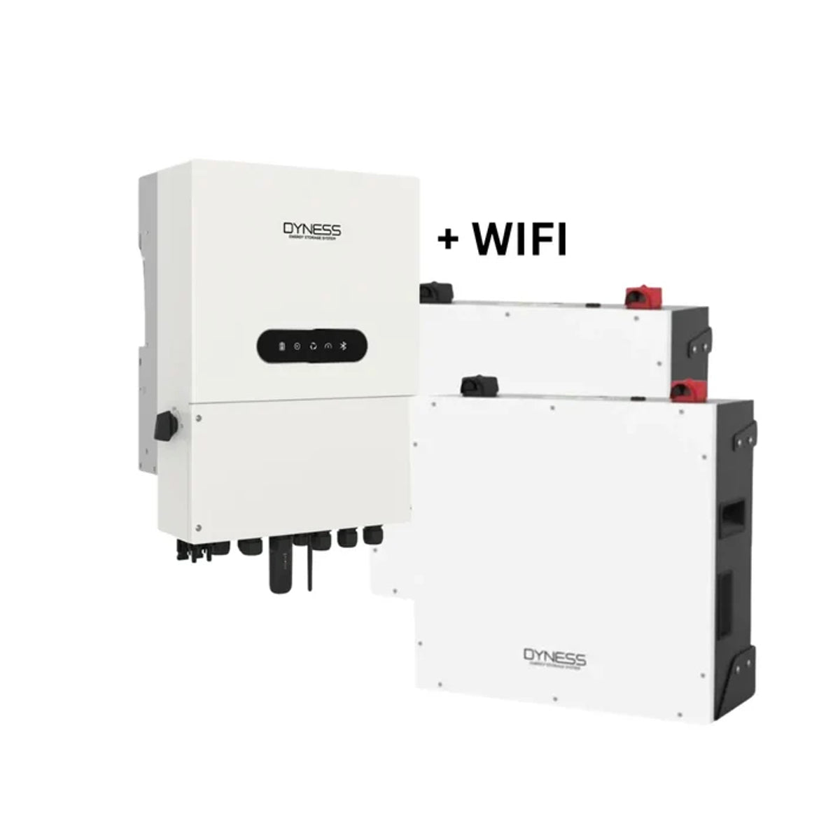 8KVA Dyness Hybrid Inverter (Single Phase) + 2x 5.12kWh Lithium Ion Battery