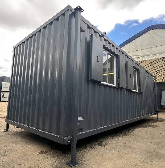 24 x 9ft Anti Vandal Cabin – Office, Canteen & Toilet with 10KVA Generator